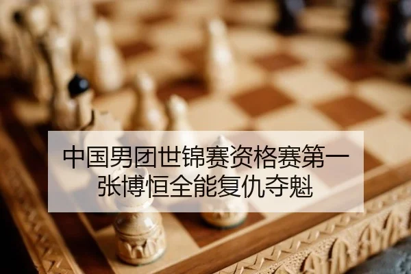 中国男团世锦赛资格赛第一 张博恒全能复仇夺魁